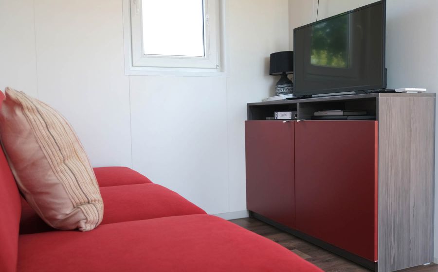 Kuhinja v mobilni hiški