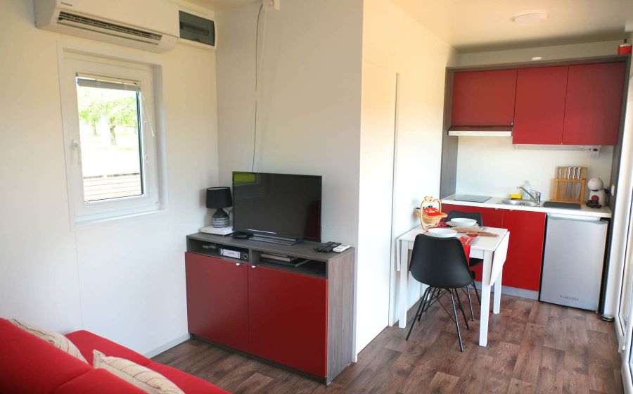 Kuhinja v mobilni hiški