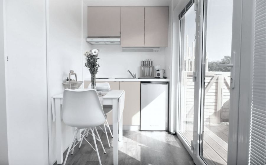 Kuhinja v mobilni hiški