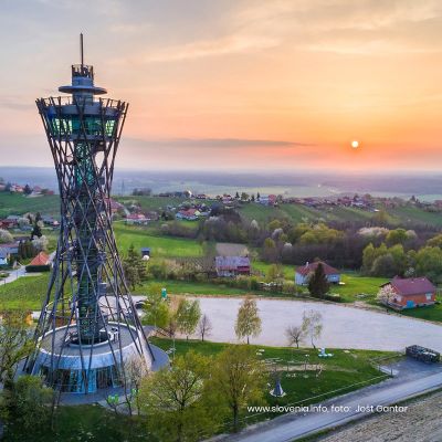 Pomurje in vinski stolp Vinarium v Lendavi